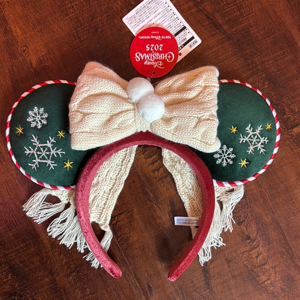 Tokyo Disney Christmas 2025 Ears Headband